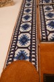 Double Blue and White Snowflake